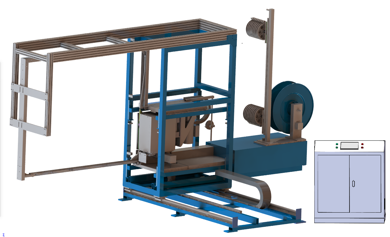 穿箭式移動捆扎機(jī)